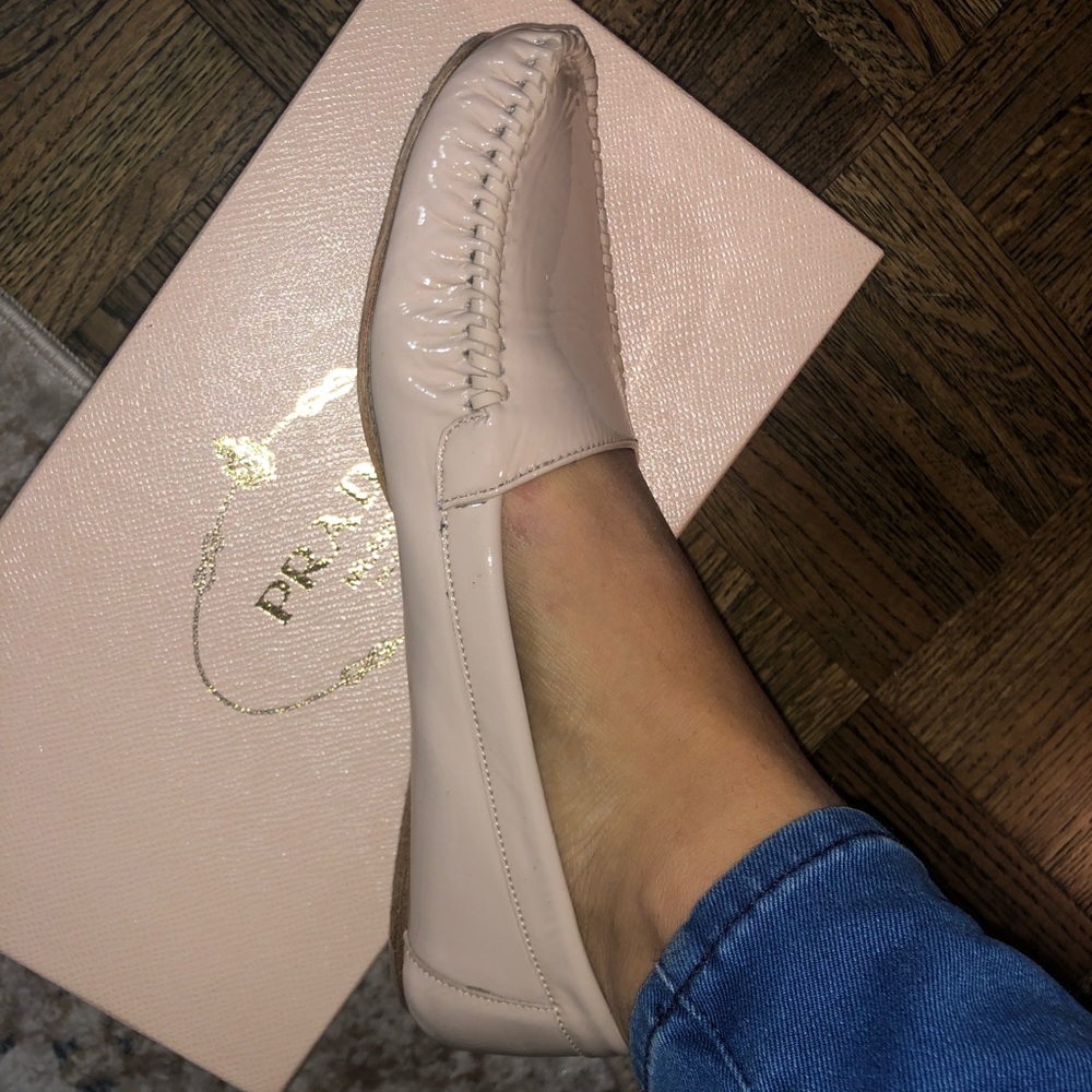 Light Pink Prada Loafers